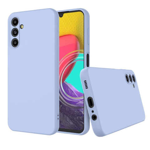 Laptop, Tablete & Telefoane - Lemontti Husa Silicon Soft Slim Samsung Galaxy A14 5G Lila (material mat si fin, captusit cu microfibra)
