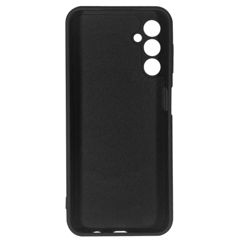 Lemontti Husa Silicon Soft Slim Samsung Galaxy A14 5G, material mat si fin, captusit cu microfibra, Negru [6]