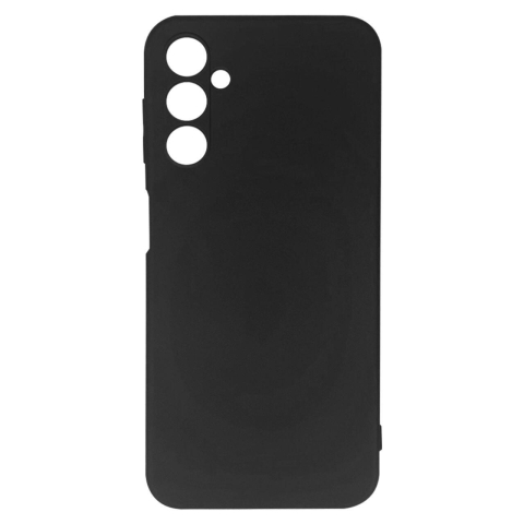 Lemontti Husa Silicon Soft Slim Samsung Galaxy A14 5G, material mat si fin, captusit cu microfibra, Negru [5]