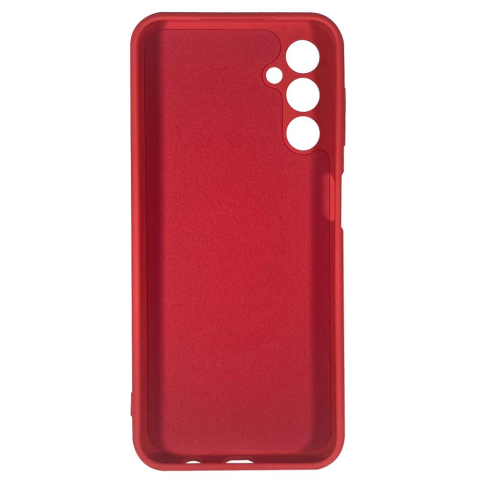 Lemontti Husa Silicon Soft Slim Samsung Galaxy A14 5G Rosu (material mat si fin, captusit cu microfibra) [3]