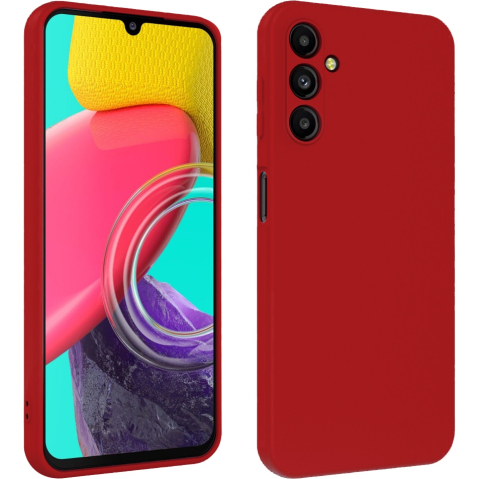 Lemontti Husa Silicon Soft Slim Samsung Galaxy A14 5G Rosu (material mat si fin, captusit cu microfibra) [5]