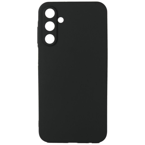 Lemontti Husa Silicon Soft Slim Samsung Galaxy A15 Negru (material mat si fin, captusit cu microfibra) [2]