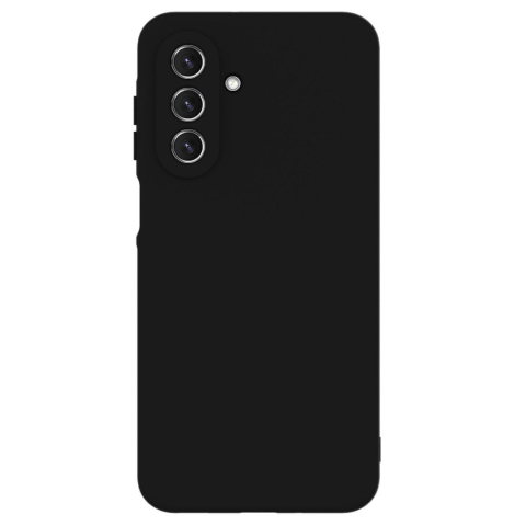 Laptop, Tablete & Telefoane - Lemontti Husa Silicon Soft Slim Samsung Galaxy A17 Negru (material mat si fin, captusit cu microfibra)