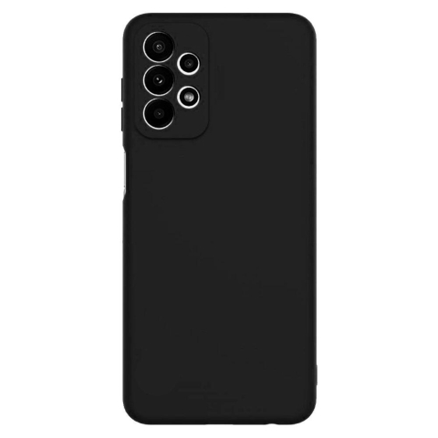 Lemontti Husa Silicon Soft Slim Samsung Galaxy A23 4G / A23 5G Black (material mat si fin, captusit cu microfibra) [1]