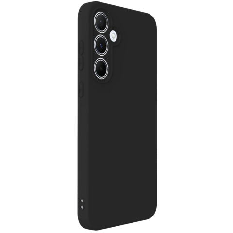 Lemontti Husa Silicon Soft Slim Samsung Galaxy A35 Negru (material mat si fin, captusit cu microfibra) [1]