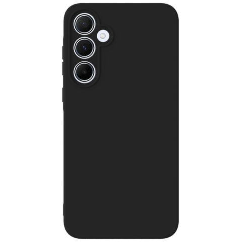 Laptop, Tablete & Telefoane - Lemontti Husa Silicon Soft Slim Samsung Galaxy A35 Negru (material mat si fin, captusit cu microfibra)