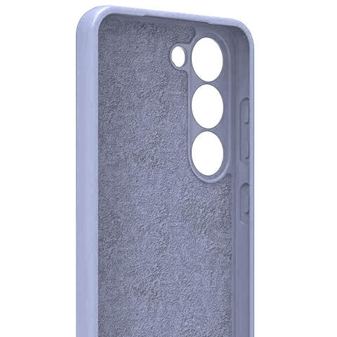Lemontti Husa Silicon Soft Slim Samsung Galaxy S23 Plus, material mat si fin, captusit cu microfibra, Lila [1]