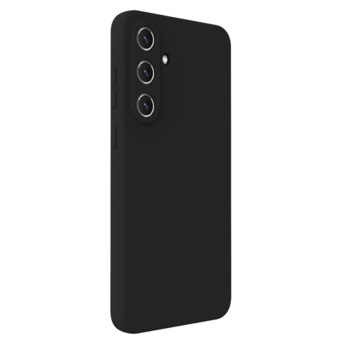 Lemontti Husa Silicon Soft Slim Samsung Galaxy S25 FE Negru (material mat si fin, captusit cu microfibra) [3]