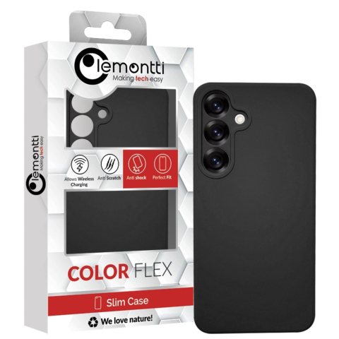 Lemontti Husa Silicon Soft Slim Samsung Galaxy S25 Plus Negru [5]