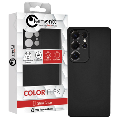 Lemontti Husa Silicon Soft Slim Samsung Galaxy S25 Ultra Negru [4]