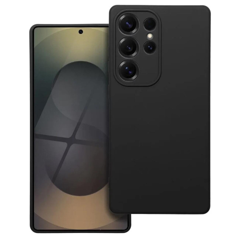 Laptop, Tablete & Telefoane - Lemontti Husa Silicon Soft Slim Samsung Galaxy S25 Ultra Negru