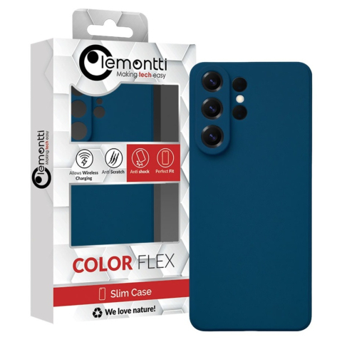 Lemontti Husa Silicon Soft Slim Samsung Galaxy S26 Ultra Bleumarin [3]