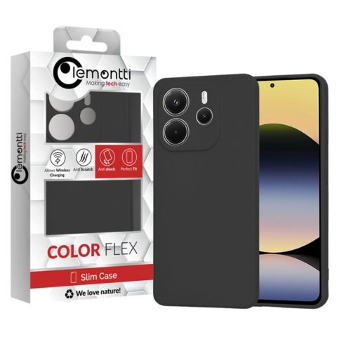 Lemontti Husa Silicon Soft Slim Xiaomi Redmi Note 14 4G Negru [4]