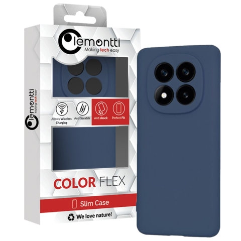 Lemontti Husa Silicon Soft Slim Xiaomi Redmi Note 15 Pro 5G Albastru [4]