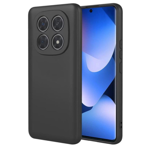 Laptop, Tablete & Telefoane - Lemontti Husa Silicon Soft Slim Xiaomi Redmi Note 15 Pro Plus 5G Negru