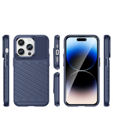 Lemontti Husa Thunder iPhone 14 Pro Albastru [1]