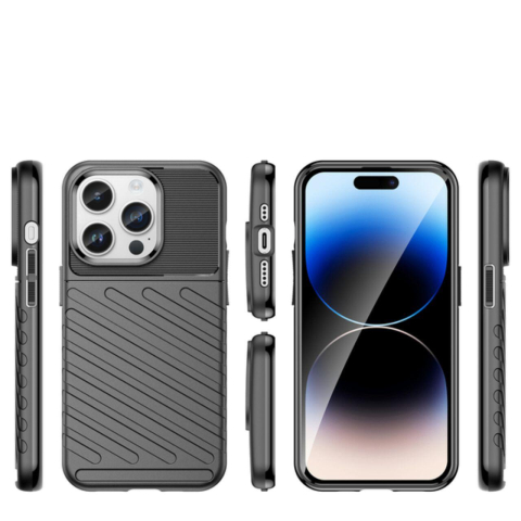 Lemontti Husa Thunder iPhone 14 Pro Negru [1]