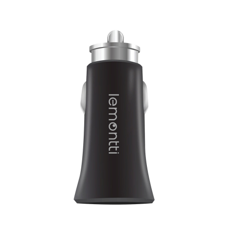 Lemontti Incarcator Auto 3.4A 2 porturi USB-A Negru [3]