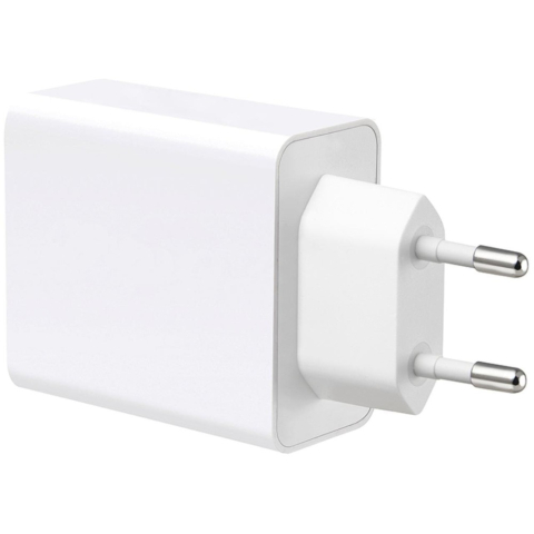 Lemontti Incarcator Retea GaN Fast Charge 45W 1 x PD Type-C + 1 x USB-A Quick Charge 3.0 Alb [1]