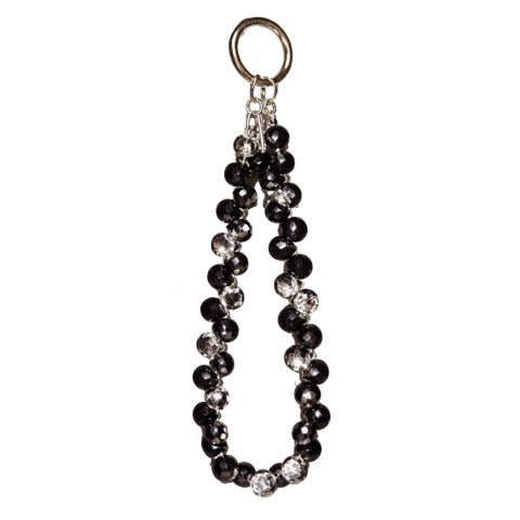 Lemontti Snur de mana pentru telefon Crystal Aurora, 30cm, Negru [2]