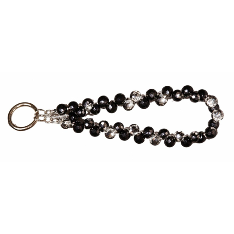Alte Accesorii IT - Lemontti Snur de mana pentru telefon Crystal Aurora, 30cm, Negru
