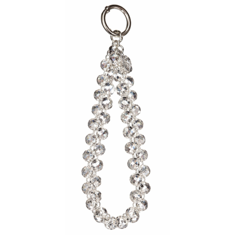 Lemontti Snur de mana pentru telefon Crystal Aurora, 30cm, Transparent [2]