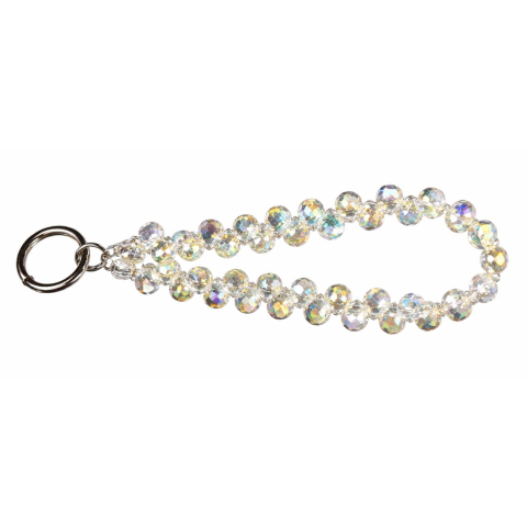 Alte Accesorii IT - Lemontti Snur de mana pentru telefon Crystal Aurora, 30cm, Transparent Multicolor