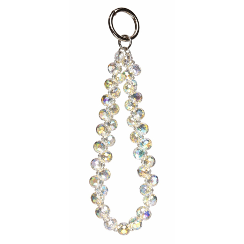 Lemontti Snur de mana pentru telefon Crystal Aurora, 30cm, Transparent Multicolor [2]