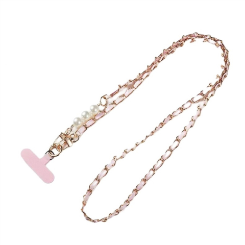 Lemontti Snur telefon cu perle, 120cm, Roz [1]