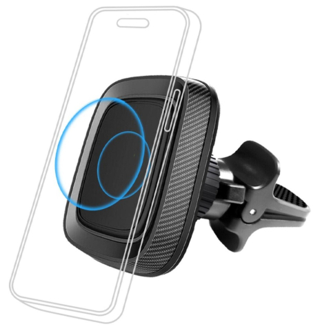 Lemontti Suport Auto Magnetic 360 Flex, prindere la sistemul de ventilatie, Negru [1]