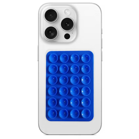 Lemontti Suport Silicon cu ventuze pentru telefon Albastru [2]