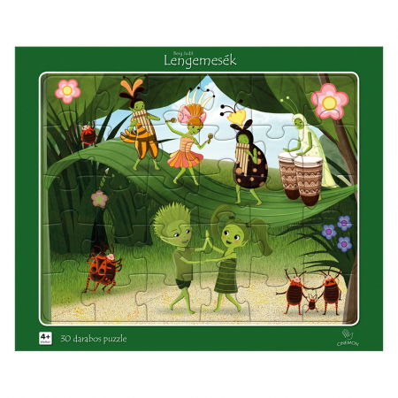 Jucării și Jocuri pentru copii - Lengemesék Puzzle, Bambusz banda