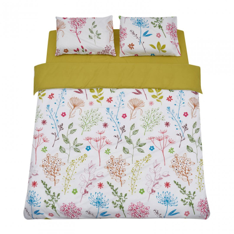 Lenjerii de pat - Lenjerie de pat ks microfibra flowers