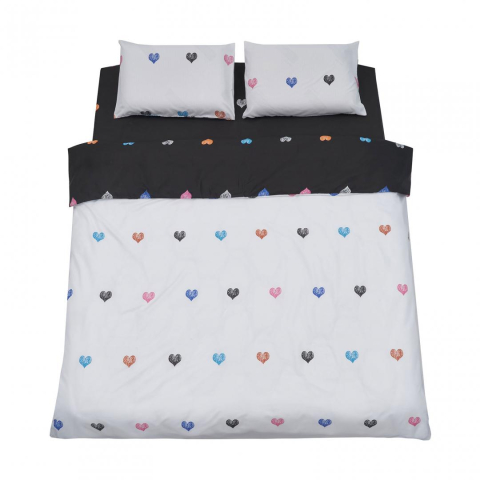 Lenjerii de pat - Lenjerie de pat ks microfibra hearts