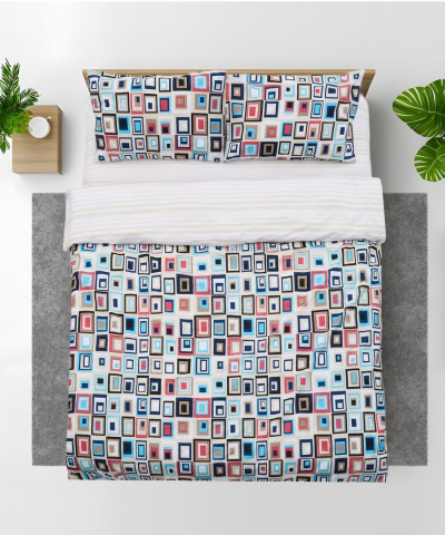 Lenjerie dubla,100% bumbac,4 piese, luis [1]