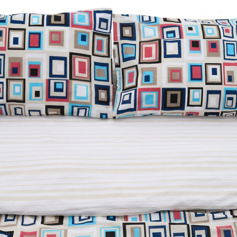 Lenjerie dubla,100% bumbac,4 piese, luis [3]