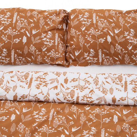 Lenjerie dubla 100% bumbac,4 piese, meng [3]