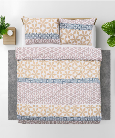 Lenjerie dubla 100% bumbac,4 piese, milo [1]