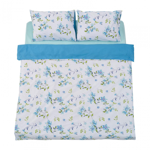 Lenjerii de pat - Lenjerie dubla bbc 4 piese, 132tc-eloise