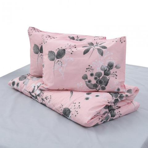 Lenjerie dubla bbc 4 piese, 132tc - rose [4]