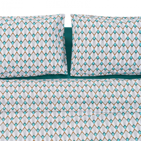 Lenjerie dubla bbc 4 piese, 132tc -rubin [4]