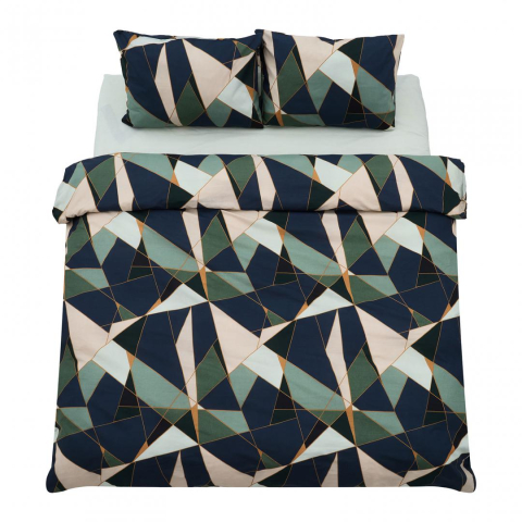 Lenjerii de pat - Lenjerie kingsize, bumbac,132 tc, enzo