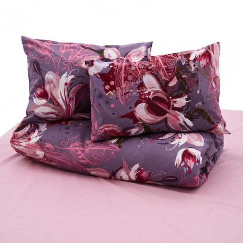 Lenjerie kingsize bumbac,132 tc,magnolia [4]