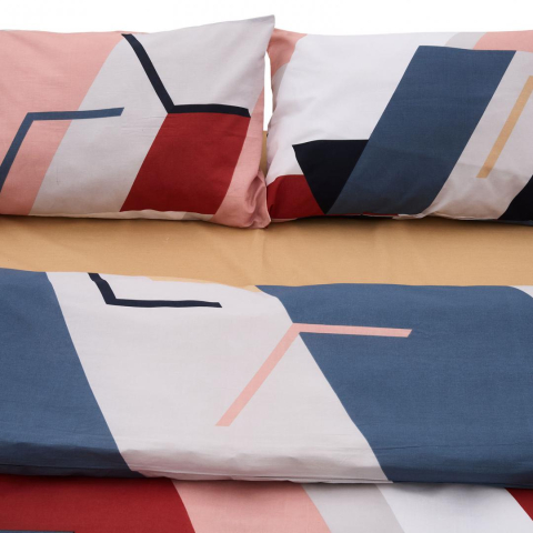 Lenjerie kingsize, bumbac,132 tc, ringo [1]