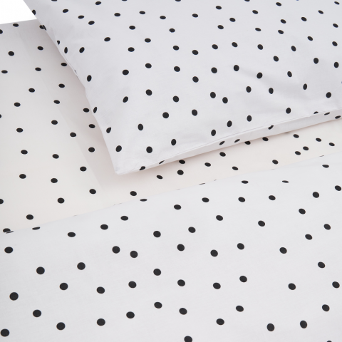 Lenjerie pat heinner king size, 100% bbc, 144 tc, dot [2]