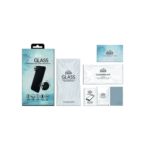 Laptop, Tablete & Telefoane - Lentile Camera iPhone 11 Eiger 3D Glass Clear Black
