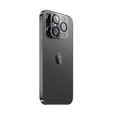 Laptop, Tablete & Telefoane - Lentile Camera iPhone 12 Pro Max Eiger 3D Glass Clear Black