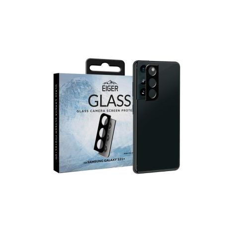 Lentile Camera Samsung Galaxy S21 Plus Eiger 2.5D Glass Clear Black [2]