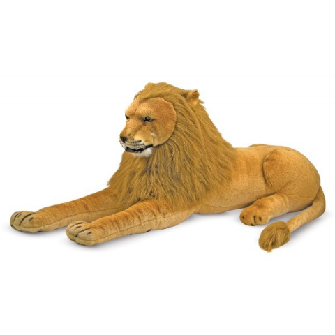 Jucării și Jocuri pentru copii - Leu gigant din plus Melissa and Doug