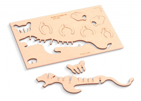 Leul Regele Junglei - Kit de creatie din plastilina si lemn [5]